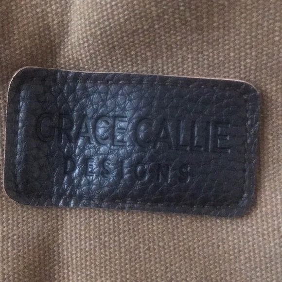 Dark tan satchel bag - Picture 5 of 5